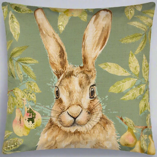 Waterproof Outdoor Cushion, Grove Hare Design, Olive