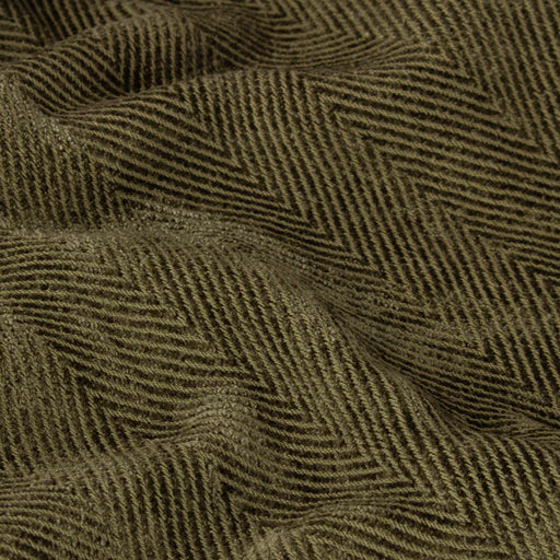 Harri Green Throw, Textured, Lichen