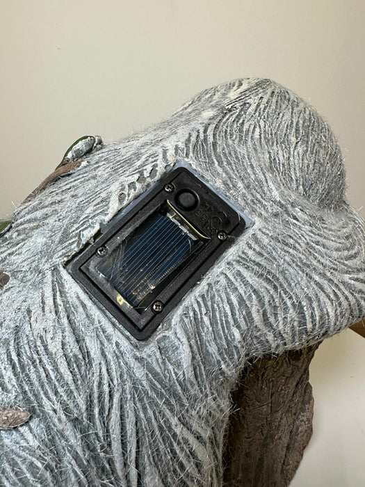 Sleeping Sloth Planter With Solar Light  - 32 x 41 cm