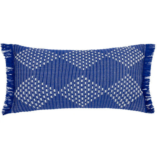 Waterproof Outdoor/Indoor Woven Cushion, Kadie Design, Cobalt