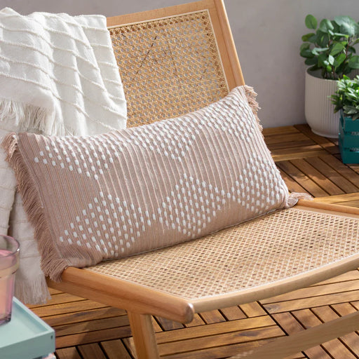 Waterproof Outdoor/Indoor Cushion, Kadie Design, Natural