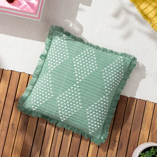 Waterproof Outdoor/Indoor Cushion, Kadie Design, Green