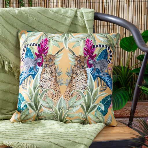 Waterproof Outdoor Cushion, Kali Leopards Design, Multicolour