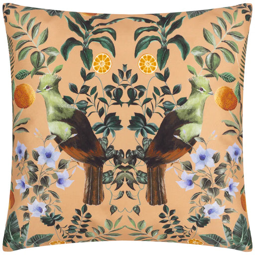 Waterproof Outdoor Cushion, Kali Mirrored Birds Design, Multicolour