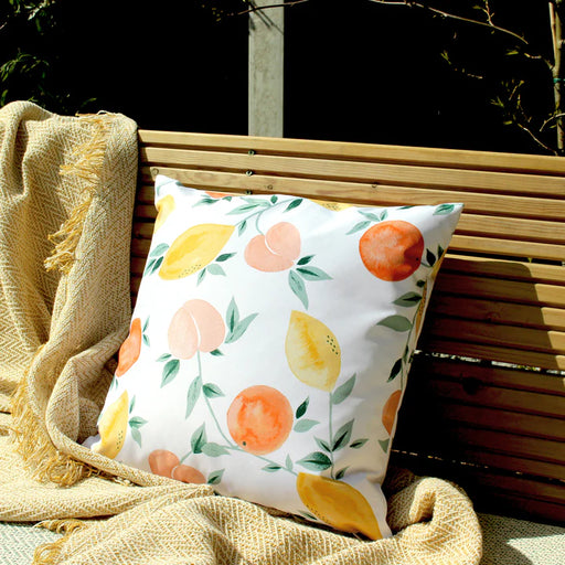 Waterproof Outdoor Cushion, Les Fruits Design, Multi