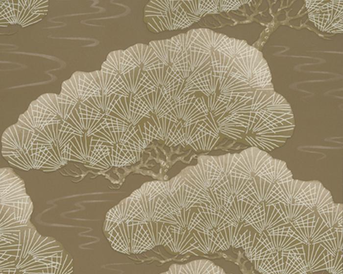 Little Greene Wallpaper - Pines  Golden Pine