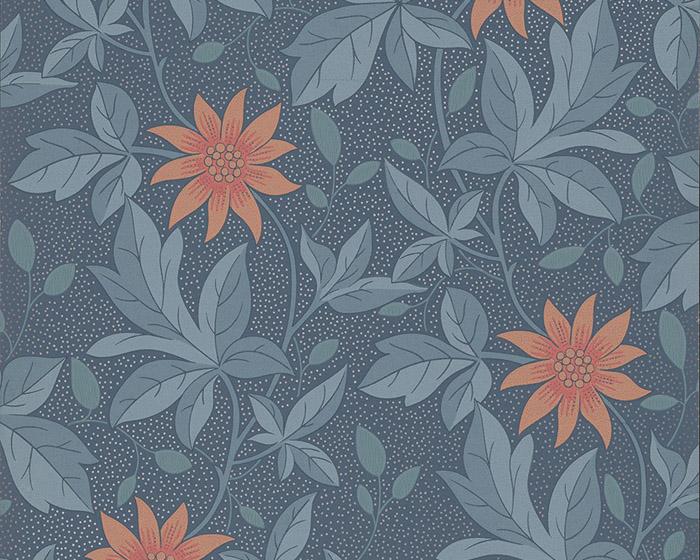 Little Greene Wallpaper - Monroe Night Flower