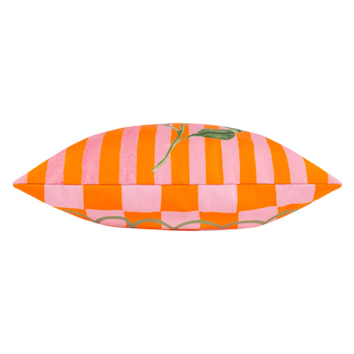 Waterproof Outdoor Cushion, Oranges Design, Orange