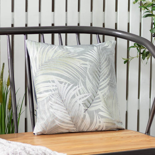 Waterproof Outdoor Cushion, Palma Botanical Design, Green