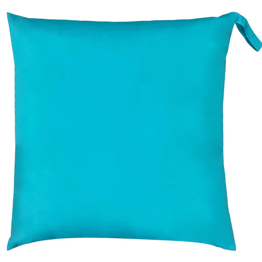 Waterproof Outdoor Cushion, Plain Neon Large 70cm Design, Aqua