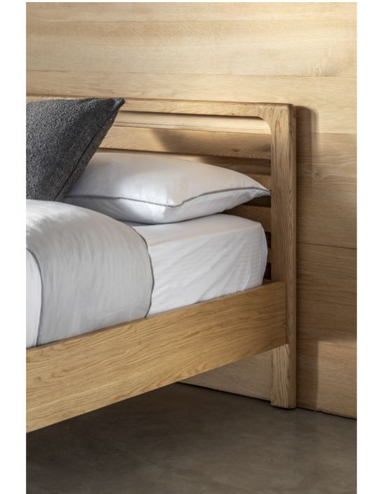 Worthington Double Bed Frame, Natural Oak