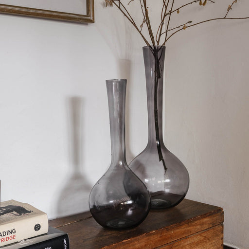 Harvard Vase, Smokey Glass 