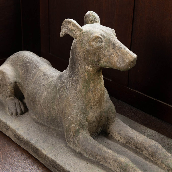 Riva Dog Sculpture, Natural