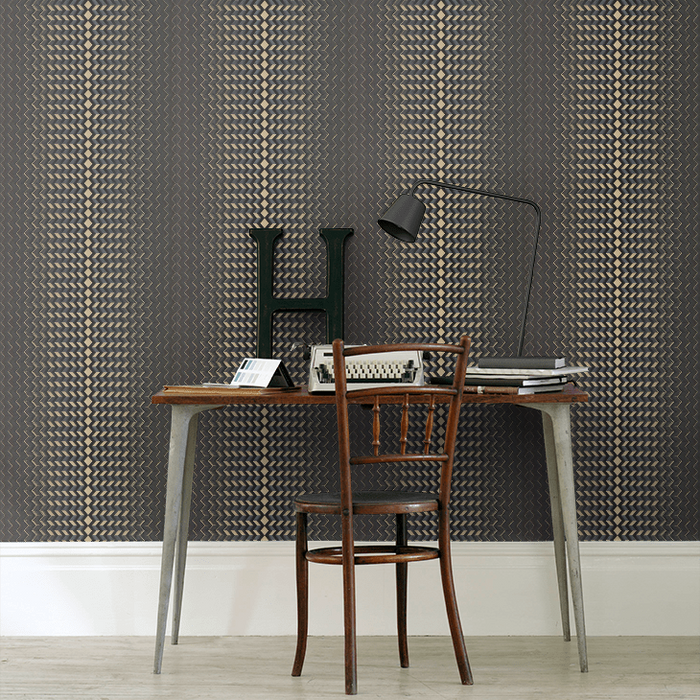 Clarke & Clarke Fusion Wallpaper Collection - Fragment - Charcoal