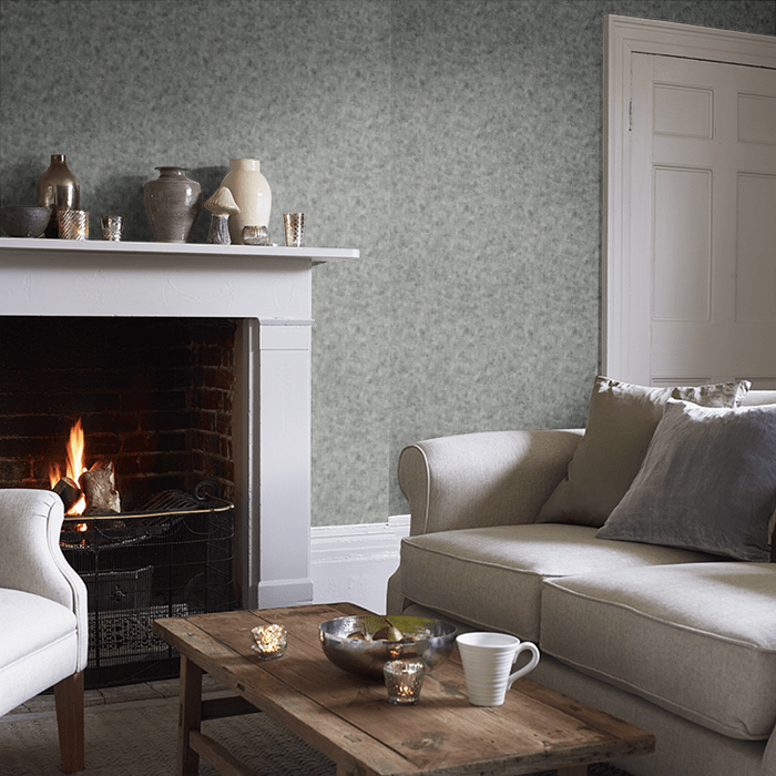 Clarke & Clarke Fusion Wallpaper Collection - Impression - Charcoal