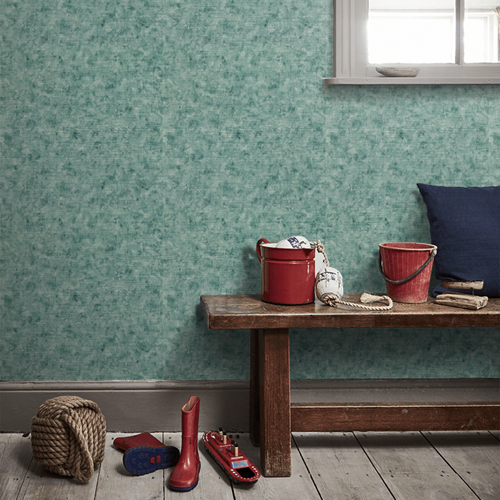 Clarke & Clarke Fusion Wallpaper Collection - Impression - Teal