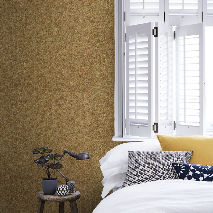 Zoffany Wallpaper - Rhombi - Shagreen - Gold