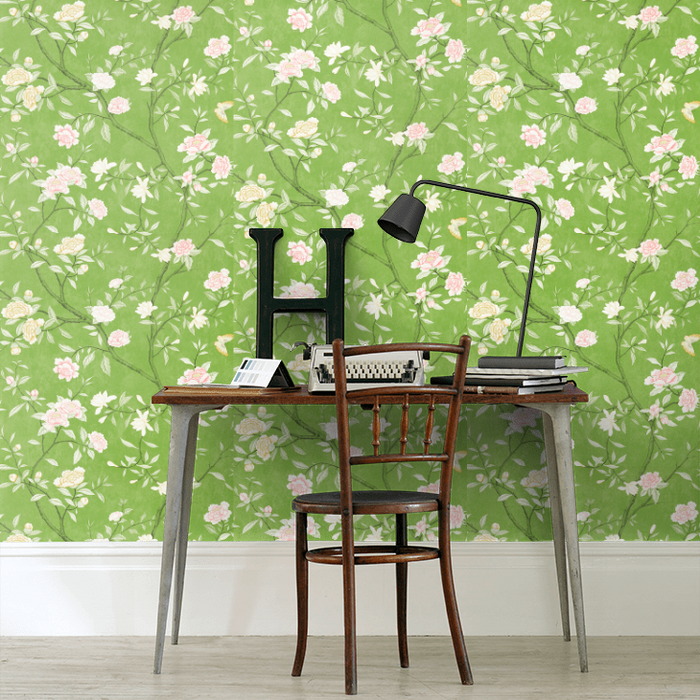 Zoffany Wallpaper - Cotswold Manor - Nostell Priory - Evergreen