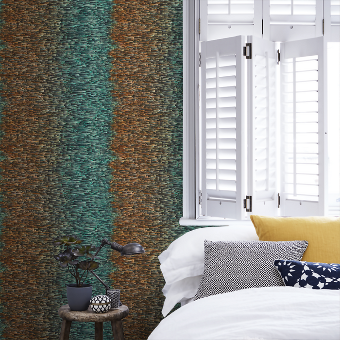 Clarke & Clarke Fusion Wallpaper Collection - Ombre - Teal