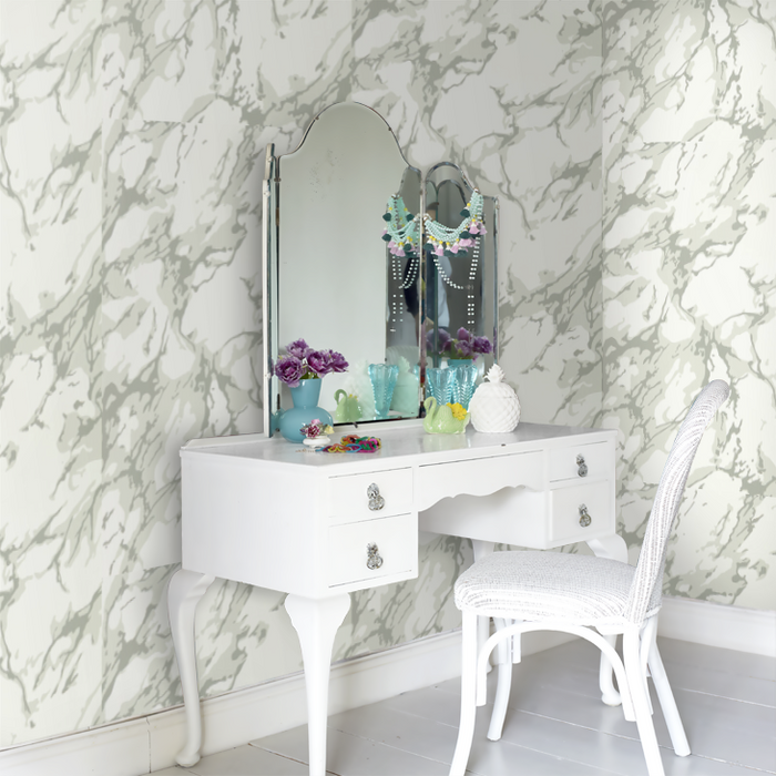 Zoffany Wallpaper - Cotswold Manor - French Marble - Empire Grey/ Perfect