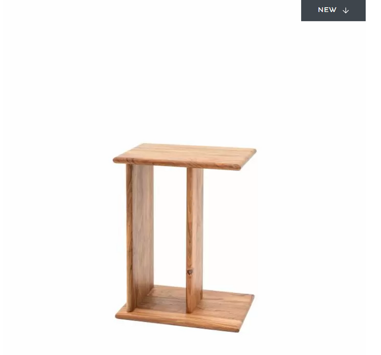 Priory Supper Console Table, Natural Solid, Acadia Wood