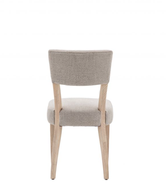 Carnford Dining Chair In Natutral Fabric & Oak Frame - Set of 2  ( Due back In 02/05/2024 )