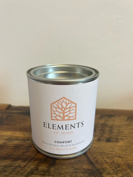 Scented Soy Wax Candle In A Tin "Comfort" - 240g