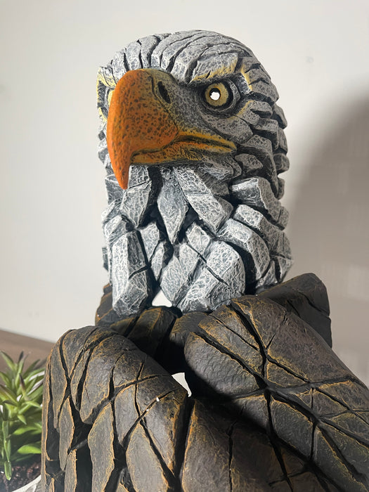 Handcrafted Bald Eagle Bust Sculpture