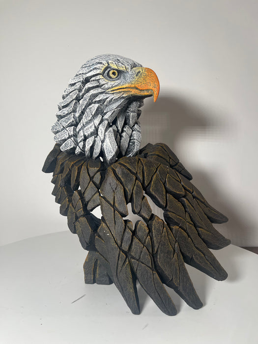 Handcrafted Bald Eagle Bust Sculpture