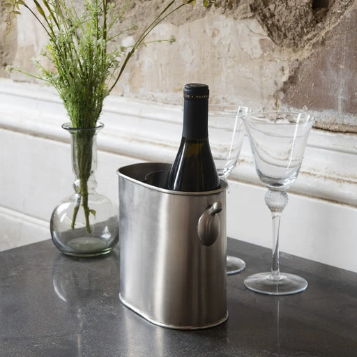 Santana Brushed Wine Cooler, Stainless steel