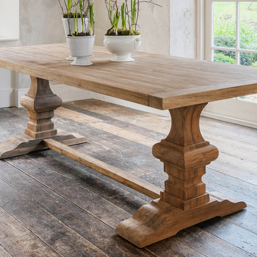 Shelby Dining Table, Natural, Recycled Teak 