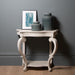 Berkeley Hall Console tables, Distressed White, Curved Legs