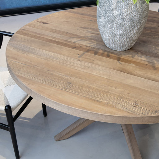 Berkeley Dining Table, Natural, Recycled Elm, Round