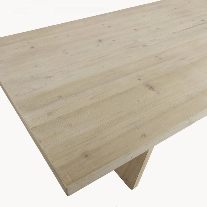Berkeley Dining Table, Natural, Rectangular, Recycled Pine