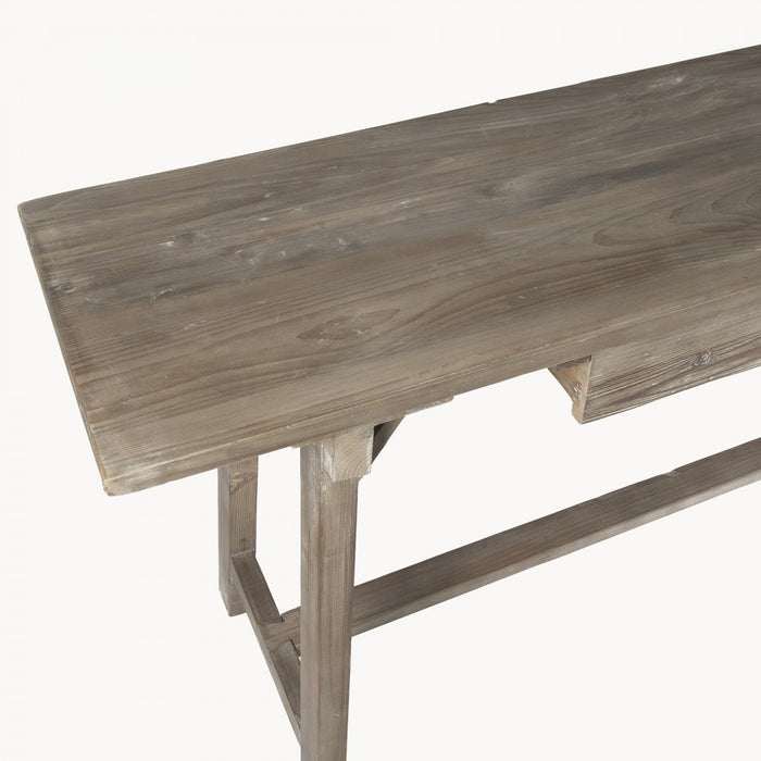 Berkeley Console Table, Grey Recycled Pine, Planked