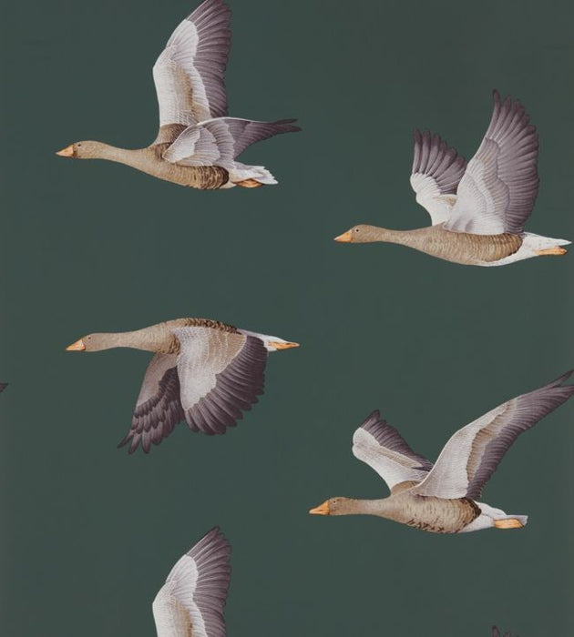 Elysian Geese Wallpaper by Sanderson