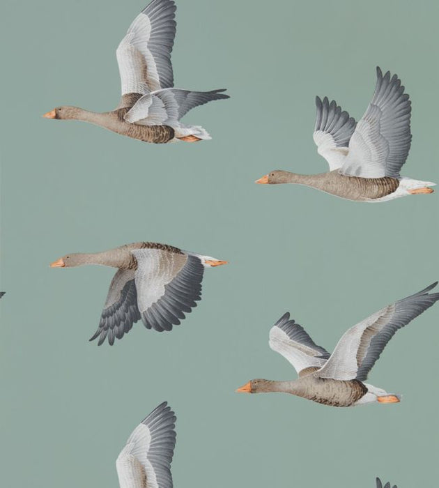 Elysian Geese Wallpaper by Sanderson
