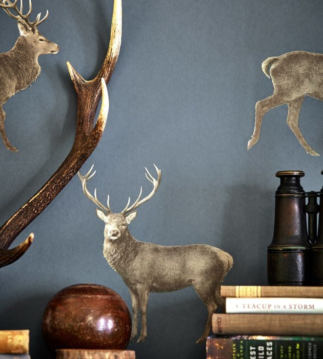 Evesham Deer Wallpaper by Sanderson