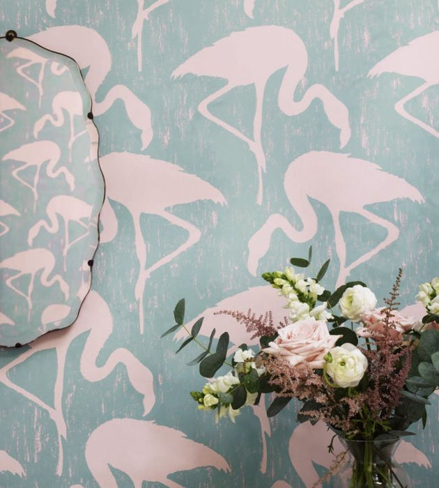 Flamingos Wallpaper by Sanderson