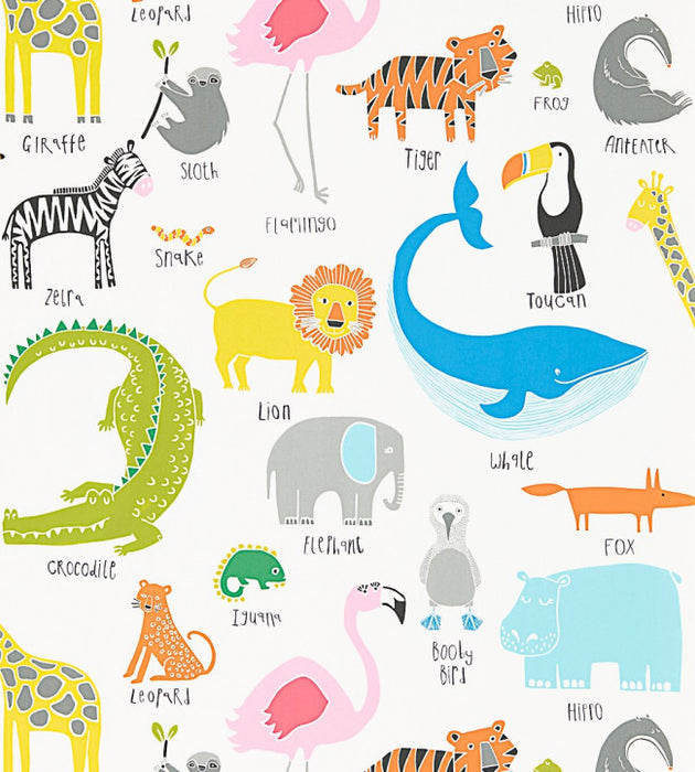 Animal Magic by Scion Wallpaper - 2 Colours Available