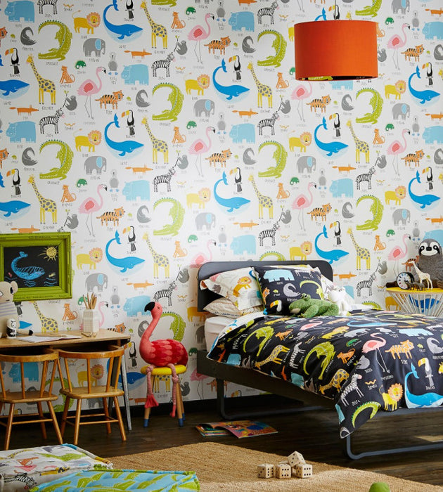 Animal Magic by Scion Wallpaper - 2 Colours Available