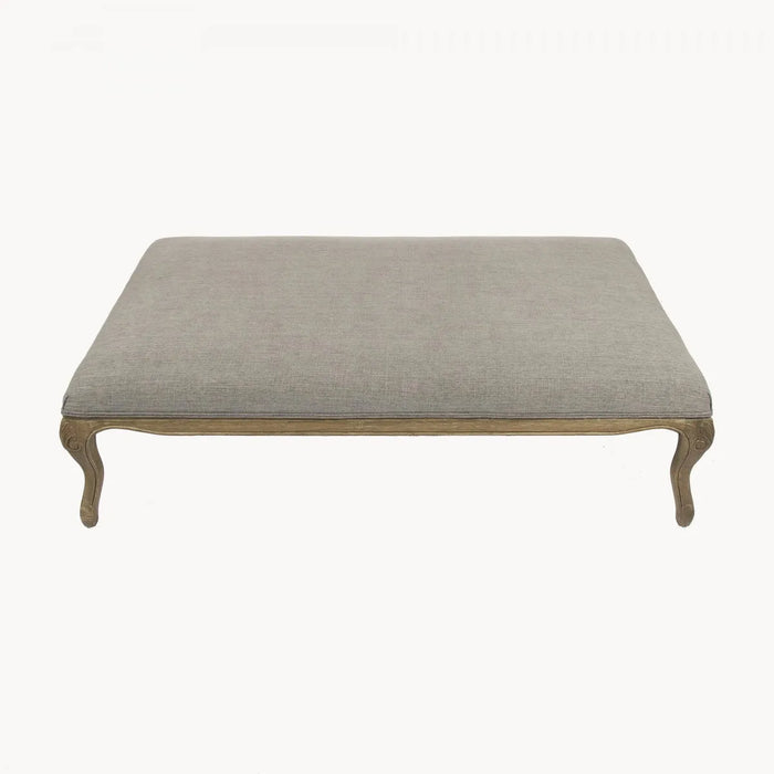 Liberty Coffee Table, Natural Oak, Soft Grey, Cotton Padded 