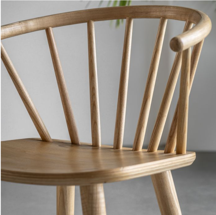Worthington Dining Chairs, Natural Oak - Set of 2