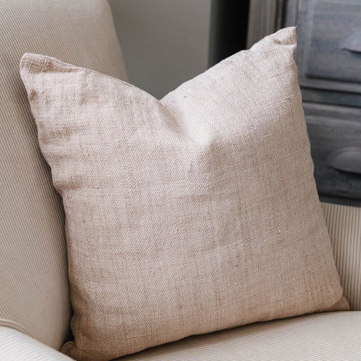 Olsen 40cm Cushion, Natural Linen 