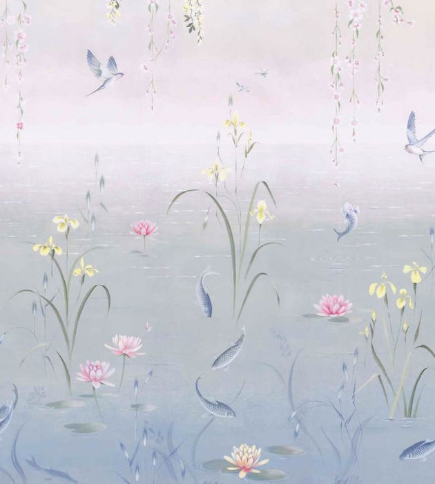 Water Garden Mural by Sanderson