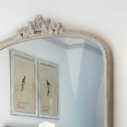 Langham Wall Mirror, Natural Paulownia Wood, Rectangular