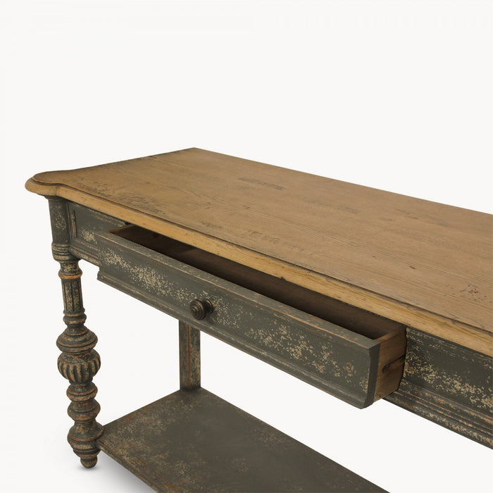 Hudson Console Table, Vintage Oak, 1 Drawer