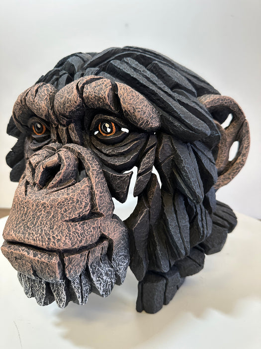 Chimpanzee Bust Sculpture
