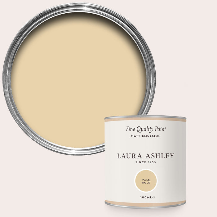 Laura Ashley Matt Emulsion Wall & Ceiling Paint - Pale Gold