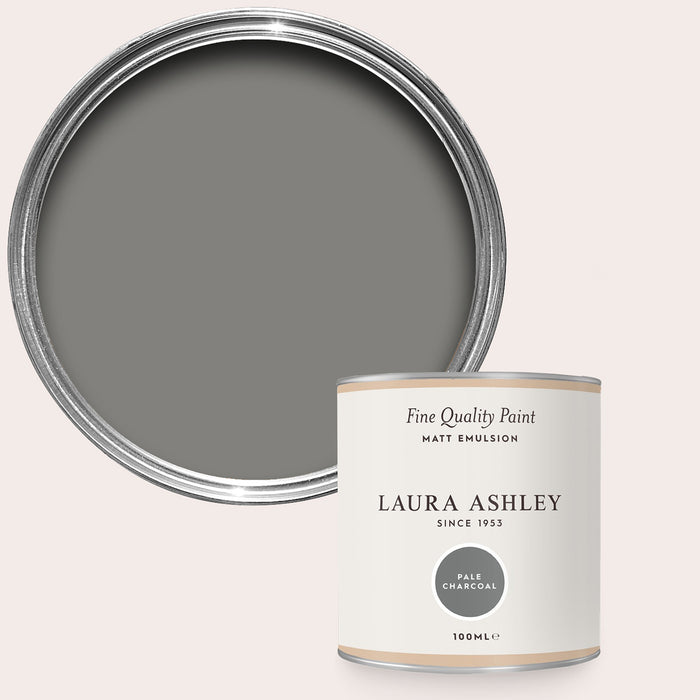 Laura Ashley Matt Emulsion Wall & Ceiling Paint - Pale Charcoal
